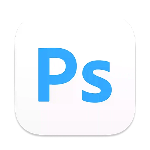 Hidash, Adobe Photoshop white icon, best web developer in Calicut